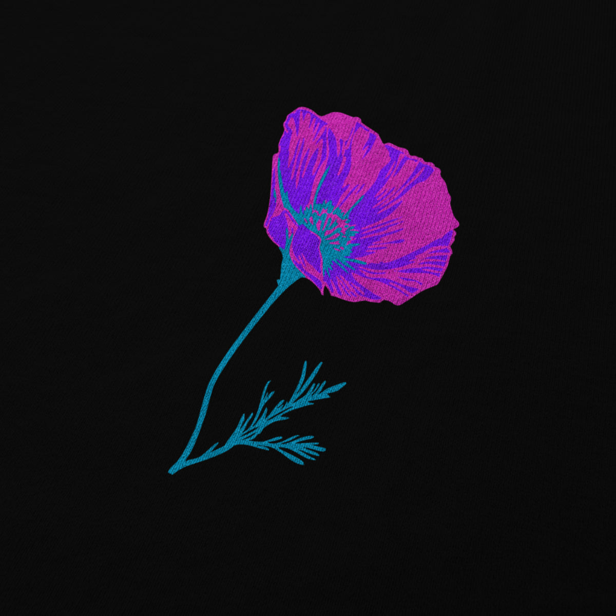 Pop art Poppy Heavyweight Tee