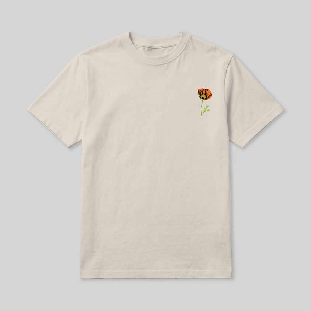 Pop art Poppy Heavyweight Tee