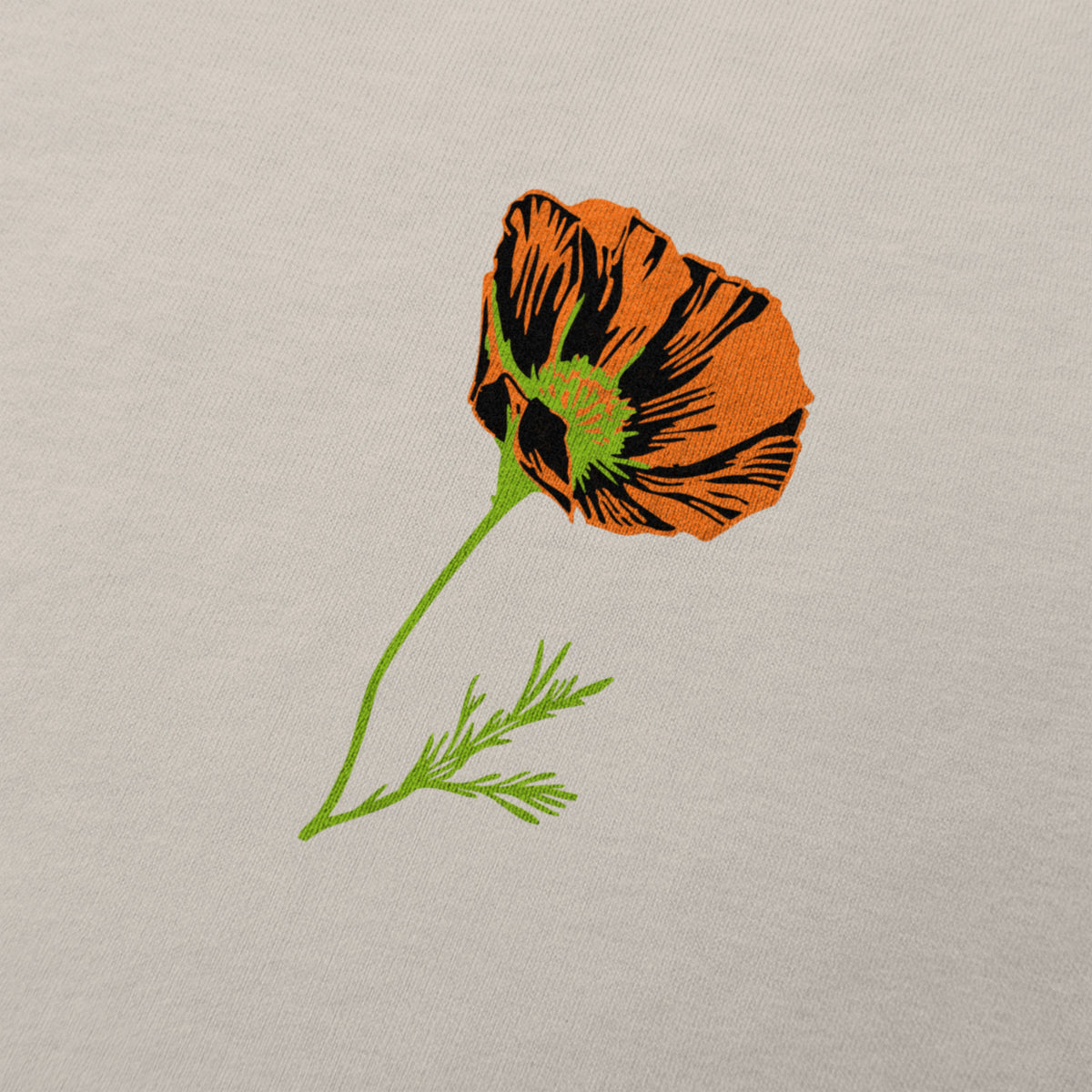 Pop art Poppy Heavyweight Tee
